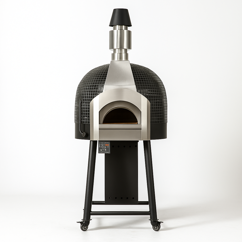 Vesuvia Nero Pro Mosaic Wood-Fired Pizza Oven