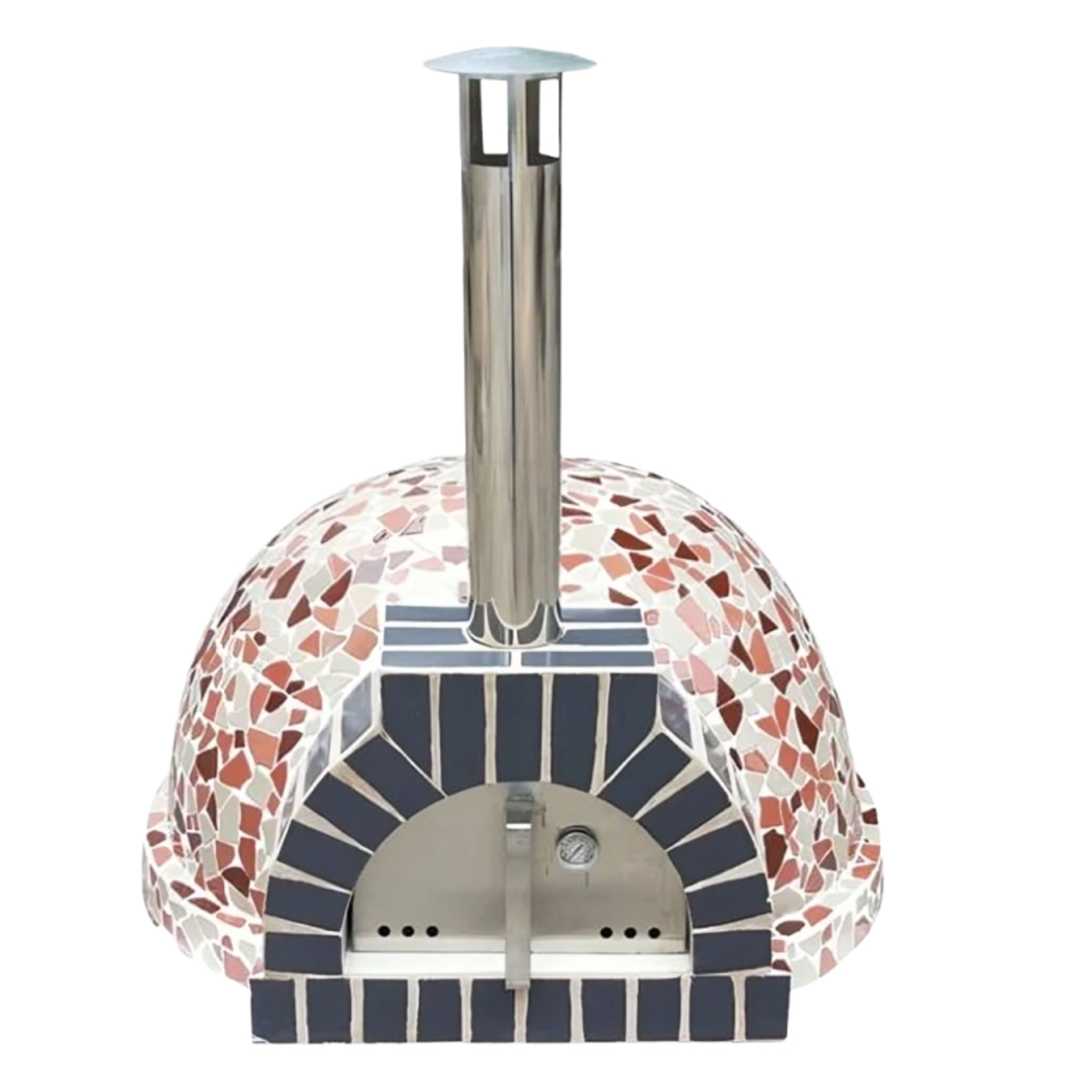 TerraFiamma Tuscan Mosaic Dome Wood-Fired Pizza Oven