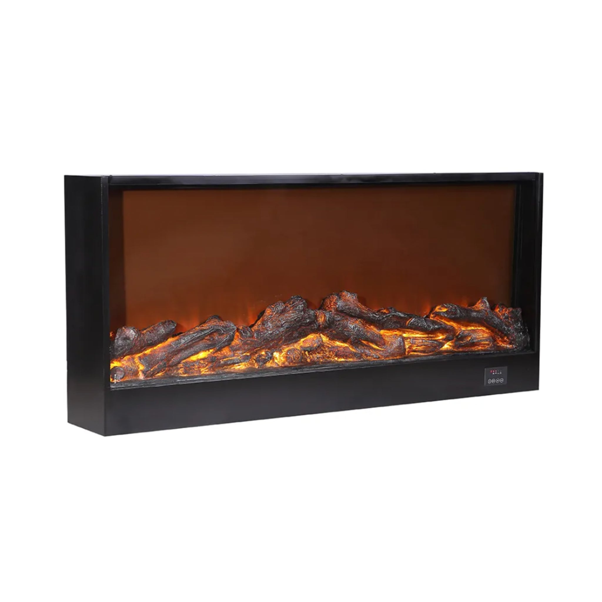 AuraFlame RidgeLine 48-Inch Electric Fireplace
